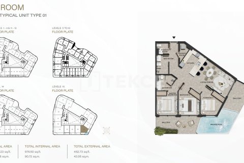 Appartement de 2 chambres à Dubai Land, UAE No. 149012 26