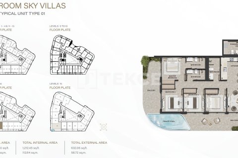 Appartement de 2 chambres à Dubai Land, UAE No. 149012 27
