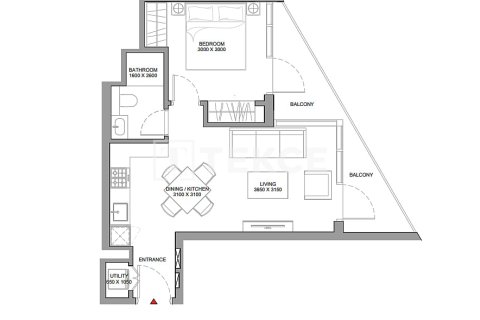 Apartment de 1 dormitorio en Dubai, UAE No. 64598 17