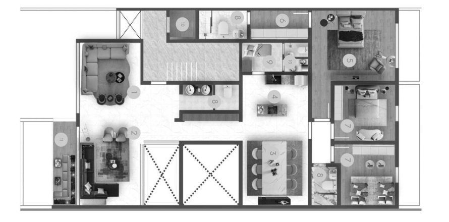 3 bedrooms Apartment in Calma YS200 Riyadh, Saudi Arabia No. 61079