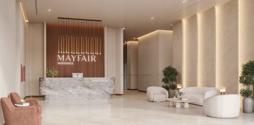 Квартира с 3 спальнями в Mayfair Residence, Джумейра Вилладж Серкл, ОАЭ №124756