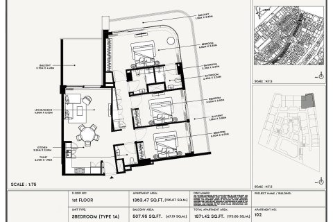 Appartement de 1 chambre à Jebel Ali, UAE No. 141186 20