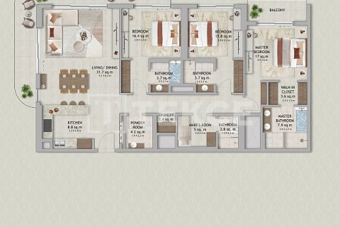Apartment de 1 dormitorio en Dubai, UAE No. 164490 20