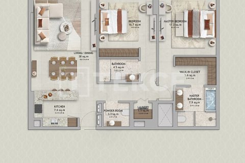 Apartment de 1 dormitorio en Dubai, UAE No. 164490 19