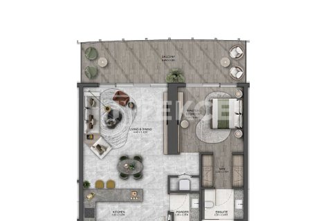 Квартира с 1 спальней в Дубай, ОАЭ №149165 19