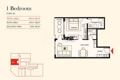 Appartement de 2 chambres à Al Satwa, UAE No. 148873 31
