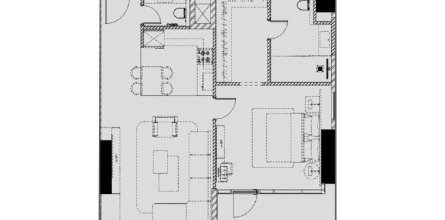 Квартира с 1 спальней в Sky Residence, Эр-Рияд, Саудовская Аравия №61058