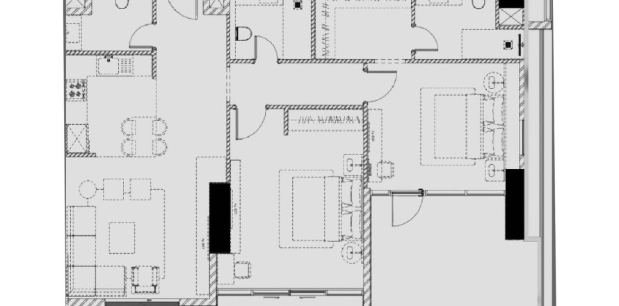 2 غرف نوم شقة في Sky Residence مدينة الرياض, السُّعُودِيَّة رقم 61061