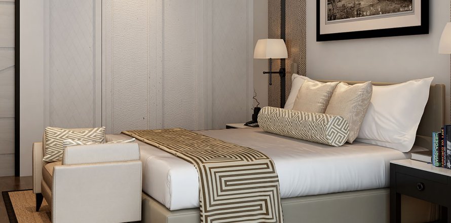 Квартира с 2 спальнями в CRYSTAL RESIDENCE, Джумейра Вилладж Серкл, ОАЭ №95577
