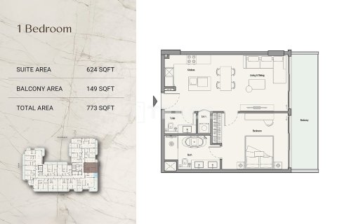 Apartment de 2 dormitorios en Al Sufouh, UAE No. 165141 18