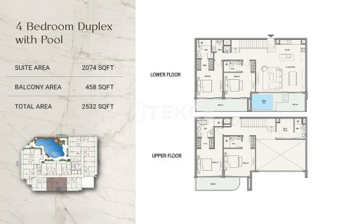 Apartment de 2 dormitorios en Al Sufouh, UAE No. 165141 24