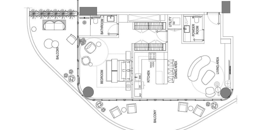 1 bedroom Apartment in Fortune Bay Residences Al Marjan Island, UAE No. 98271