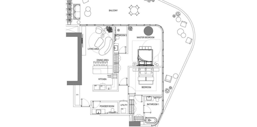 2 bedrooms Apartment in Fortune Bay Residences Al Marjan Island, UAE No. 98273