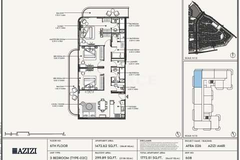 Apartment de 2 dormitorios en Dubai, UAE No. 141874 10