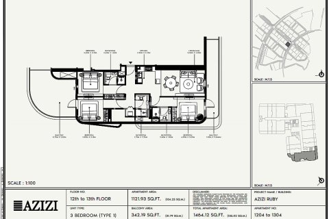Appartement de 2 chambres à Jumeirah Village Circle, UAE No. 141872 16