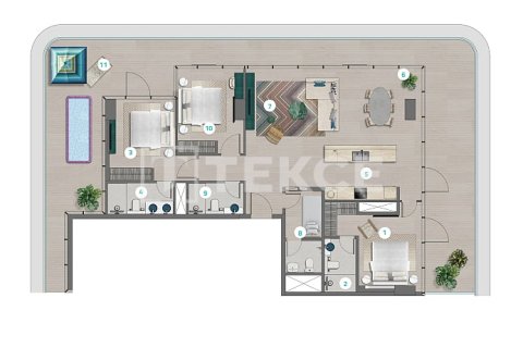 Квартира с 2 спальнями в Al Marjan Island, ОАЭ №64807 7