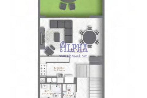 Таунхаус с 2 спальнями в Al Hamra Village, ОАЭ №118004 13