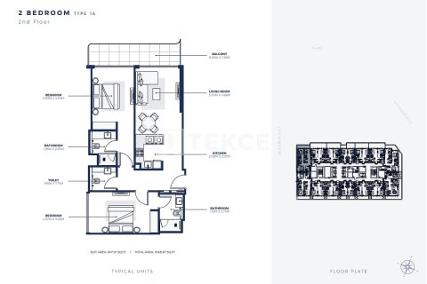 Apartment de 1 dormitorio en Dubai, UAE No. 140910 27