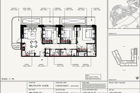 Apartment de 3 dormitorios en Dubai, UAE No. 140906 30