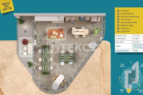 1 غرف نوم مكتب في الخليج التجاري, الإمارات العربية المتحدة رقم 149069 29