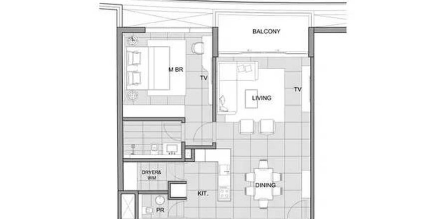 1 غرف نوم شقة في LA VIE Residences مسقط , عُمان رقم 67900