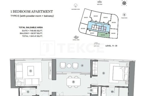 1 bedroom Apartment in Dubai Marina, UAE No. 10435 25