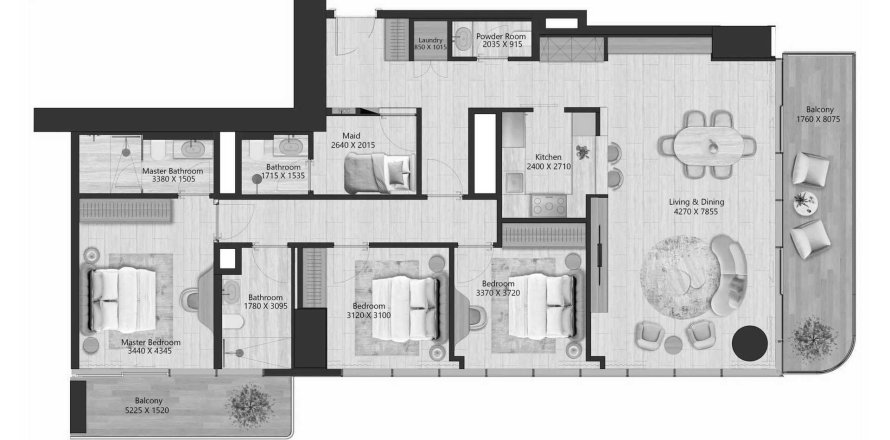 3 bedrooms Apartment in IL Vento Maritime City, UAE No. 125709