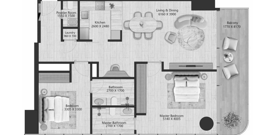 2 bedrooms Apartment in IL Vento Maritime City, UAE No. 125706