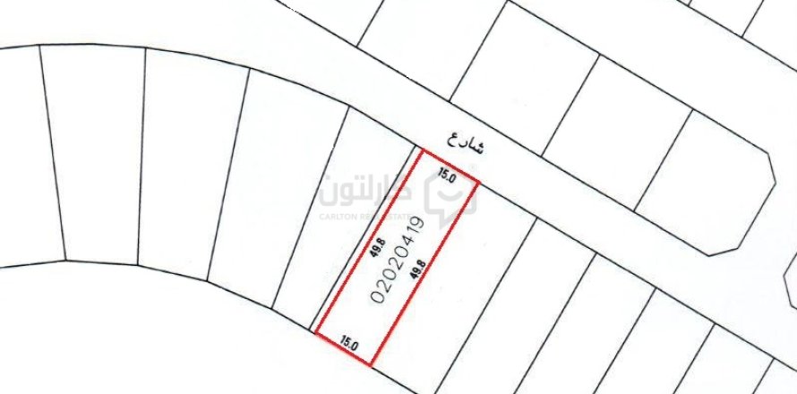 Земельный участок 747м² в Амвадж, Бахрейн №109407