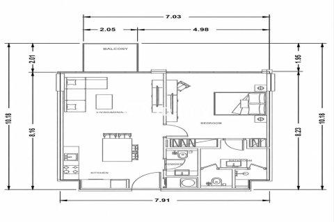 Appartement de 1 chambre à Al Furjan, UAE No. 187925 3