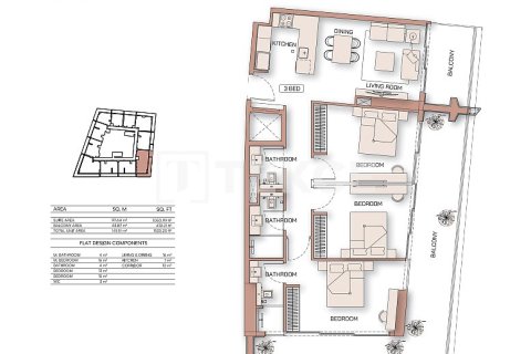 Appartement de 2 chambres à Dubai, UAE No. 131779 22