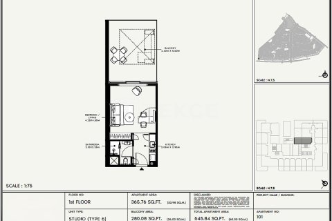 Appartement de 2 chambres à Dubai, UAE No. 141870 12