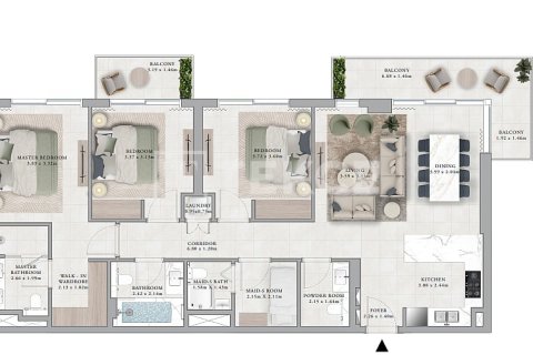 Apartment de 3 dormitorios en Dubai Hills Estate, UAE No. 43035 11