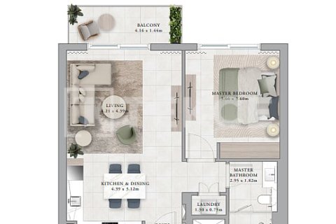 Apartment de 3 dormitorios en Dubai Hills Estate, UAE No. 43035 9