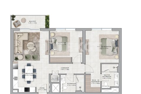 Apartment de 3 dormitorios en Dubai Hills Estate, UAE No. 43035 10