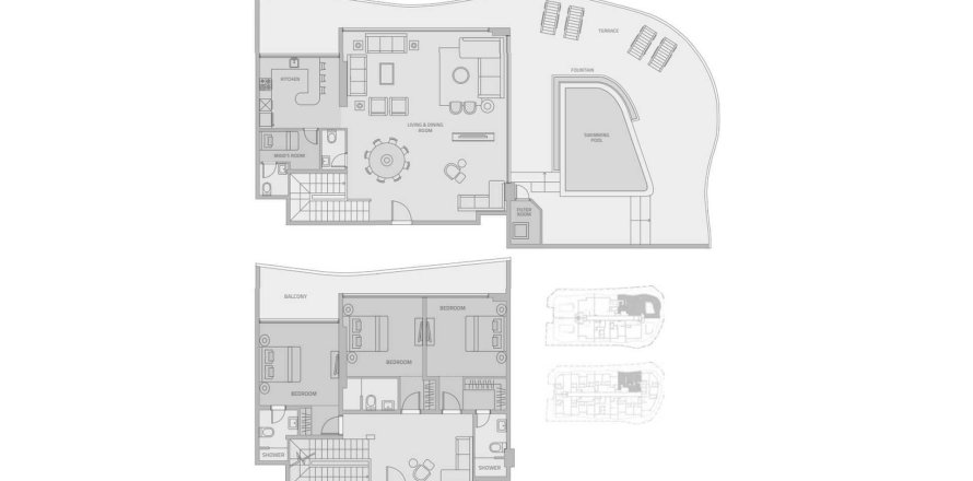 Квартира с 3 спальнями в Breeze of Dilmunia, Манама, Бахрейн №61272