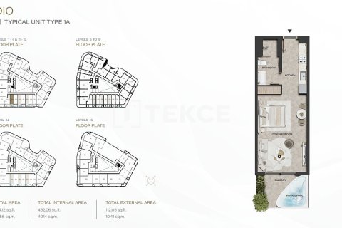 Appartement de 3 chambres à Dubai Land, UAE No. 149005 28