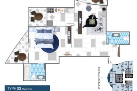 1 bedroom Apartment in Jumeirah Village Circle, UAE No. 62483 3