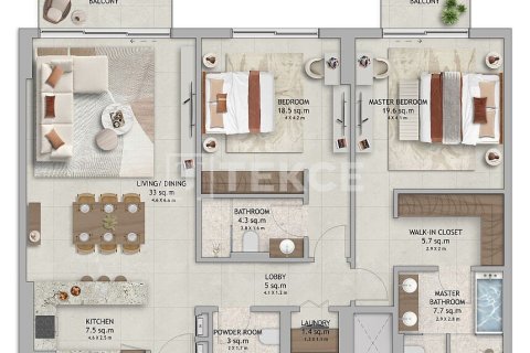 2 غرف نوم شقة في Dubai Land, الإمارات العربية المتحدة رقم 34345 23