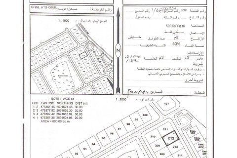 600m² Land in Sohar, Oman No. 54708
