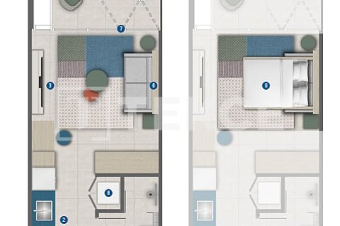 Apartment de 2 dormitorios en Business Bay, UAE No. 45562 23