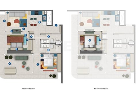 Apartment de 2 dormitorios en Business Bay, UAE No. 45562 21