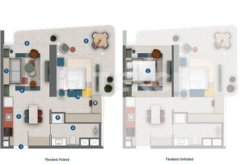 Apartment de 2 dormitorios en Business Bay, UAE No. 45562 22