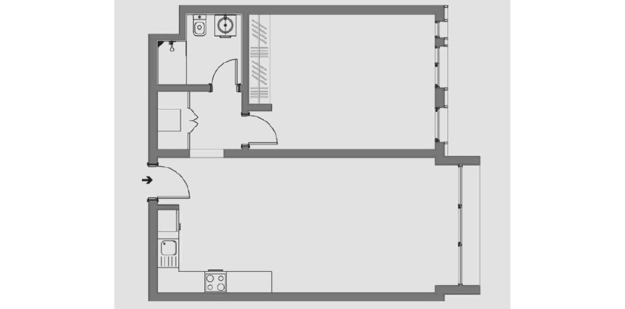 Квартира с 1 спальней в Maysan Square Residences, Дукм, Оман №62838