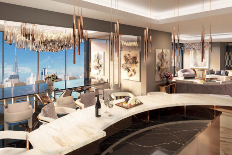 Квартира с 2 спальнями в BURJ BINGHATTI JACOB & CO RESIDENCES, Бизнес-Бэй, ОАЭ №97910