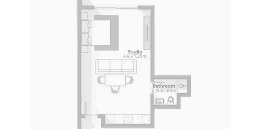 Apartamento tipo estudio Estudio en Solaris Residences Oman No. 53153