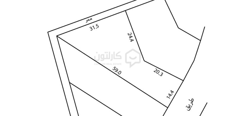Land de 891.8m² en Bani Jamra, Bahrain No. 59499
