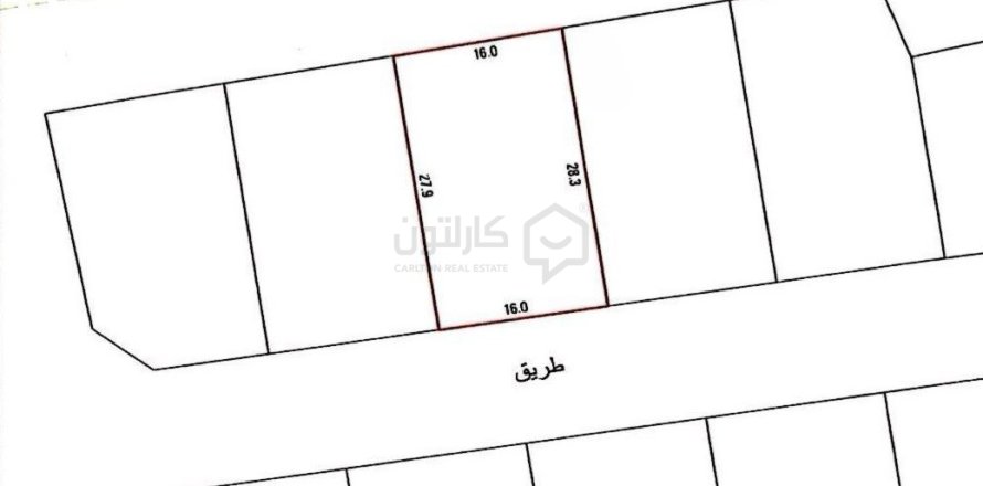 Земельный участок 450.7м² в Bu Quwah, Бахрейн №59137