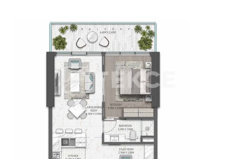 Apartment de 2 dormitorios en DAMAC Hills (Akoya by DAMAC), UAE No. 37870 8