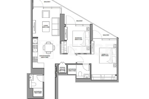 Apartment de 3 dormitorios en Dubai, UAE No. 45546 9